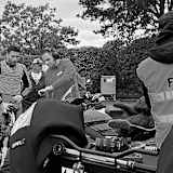 Luca Salvadori (ganz links) knapp vor seinem letzten Start