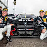 Gemeinsam mit Maxime Oosten (links) wurde Leon Köhler 2024 im FK Performance Motorsport BMW Vizemeister im ADAC GT Masters