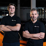 Timo Glock (rechts) neben seinem neuen Teamkollegen Ben Dörr