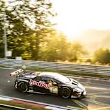 Mirko Bortolotti im Red Bull Lamborghini Huracán GT3 von ABT Sportsline beim 24h-Rennen auf dem Nürburgring