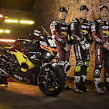 Das Elf Marc VDS/KM99-Trio Jérémy Guarnoni, Florian Marino, Randy de Puniet (vlnr.)