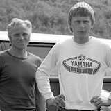 Kongeniales Duo: Siegi Minich (re.) mit seinem Vater Mühlfried