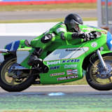 Toni Mang auf der Kawasaki