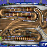 Die Strecke in Arlington hat eine ausgedehnte Sandsektion