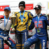 Die Top-3 der U19-EM (v.l.): Bastian Pedersen, Nazar Parnitskyi und Wiktor Przyjemski