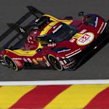 Der siegreiche Werks-Ferrari 499P in Spa