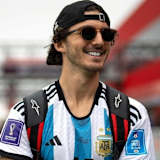 Fußball- Fan Francesco Bagnaia