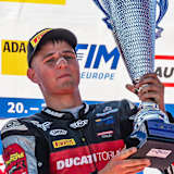 Daniel Blin auf dem IDM-Podest