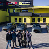 Das VR46-Ducati-Team bekam in Tavullia die neuen Autos überreicht