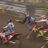 Tabellenführer Haiden Deegan stürzte in Spring Creek spektakulär