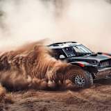 Wirbelt schon vor dem eigentlichen Rallyedebut schon mächtig Staub auf: Der neue X-raid-Mini