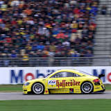 Mit dem Abt-Audi TT-R begann 2000 das DTM-Abenteuer des Teams - ein solches Fahrzeug wird im Fahrerlager in Hockenheim ausgestellt