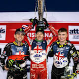 Die Top-3 (v.l.): Tai Woffinden, Dan Bewley und Tom Brennan