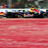 Gleich bei der Formel-1-Premiere von Red Bull Racing schaffte es David Coulthard auf den vierten Platz