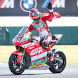 Mattia Casadei holte sich den Sieg im zweiten Rennen