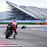 Pecco Bagnaia in Misano auf der Verfolgung von Joan Mir