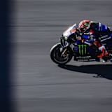 Yamaha-Werksfahrer Fabio Quartararo beim positiven Test in Misano