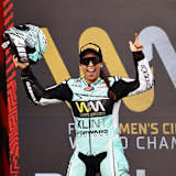 Maria Herrera gewann das erste Rennen