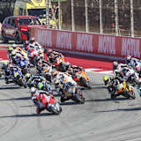 Volle Hütte: Mit Wildcard-Piloten waren beim Moto2-Finale 32 Piloten am Start