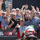 Bo Bendsneyder und sein MV Agusta-Team jubelten über den Sieg im zweiten Supersport-Lauf