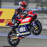 Jubelpose: Ryusei Yamanaka feiert seine erste Moto3-Pole-Position