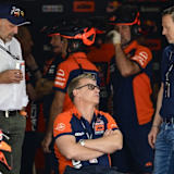 KTM-Racing-Chef Pit Beirer mit Kollege Heinz Kinigadner und CEO Gottfried Neumeister