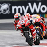 Ducati-Werksfahrer Andrea Dovizioso auf dem Weg zum Sieg beim Österreich-GP 2019