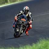 Patrick Hobelsberger auf seiner Honda