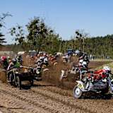 Holeshots und DM-Führung: Peter/Hoffmann vor Uhlig/Kutschke (#69), Janecke/Bothur (#176) und Hengster/Jahn (#914)