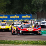 Der siegreiche Werks-Ferrari 499P in Imola