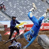 Jerry Robin stürzte im Qualifikationstraining von East Rutherford