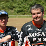 In der DM-Spitze etabliert: Jürgen Blank (re.) mit Rainer Semet 2006 in Bielstein