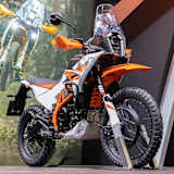 KTM zeigte auf der ECMA viele Neuheiten, hier die KTM 390 Enduro R