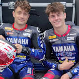 Lennox Lehmann mit Twan Smits (v.re.)