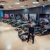 Prominenter Gast: Lewis Hamilton besuchte die Sonderpräsentation im Mercedes-Benz Museum