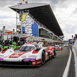 Einer der drei Werks-Porsche 963 in Le Mans