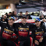 Weltmeister 2024: (v.li.) André Lotterer, Kévin Estre und Laurens Vanthoor