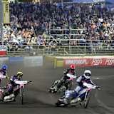 Leon Madsen (vorne) freute sich über die prächtige Kulisse in Güstrow