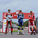 Die drei Titelkandidaten: Glenn Irwin, Kyle Ryde und Thomas Bridewell (vlnr)