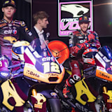 Filip Salac und Jake Dixon bei der offiziellen Teampräsentation