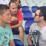 Trafen sich bei der MotoGP in Spielberg (v.l.): Die ehemaligen Bahnrennfahrer Michael Wiehl, Sirg Schützbach und Max Dilger