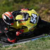 Mattia Pasini hatte beim Moto2-Test in Brünn in dieser Woche einen heftigen Crash