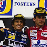 Alain Prost und Ayrton Senna