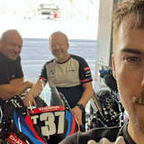 Markus Reiterberger mit Werner Daemen in Japan (v.re.)