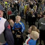 Ken Roczen in Daytona mit seinen beiden Söhnen Griffin und Rafe