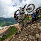 Pol Tarrés mit seiner Yamaha Tenere beim Erzbergrodeo 2023