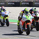 Zieleinlauf im ersten Rennen: Granado vor Baldassarri und Ferrari