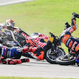 335 Stürze gab es 2024 in der MotoGP-Klasse