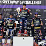 Die Top-3 der Weltmeisterschaft (v.l.): Robert Lambert, Bartosz Zmarzlik und Fredrik Lindgren