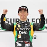Sho Tsuboi, der das Super-Formula-Rennen auf dem Autopolis-Rundkurs gewonnen hat, wird erstmals im Formel-1-Renner ausrücken